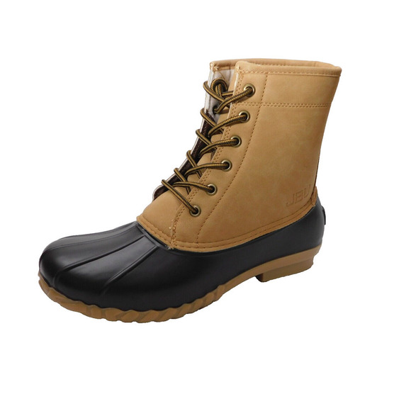 M55 Jbu Brown Beige Maine Water-Resistant Duck Boot 12 M - Picture 2 of 6